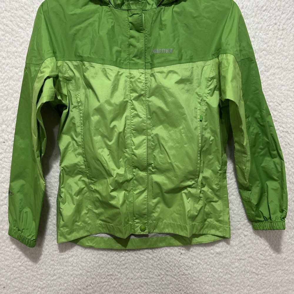 Marmot Lightweight Windbreaker Shell Jacket Green Kids/Women's Size Large - Picture 5 of 16